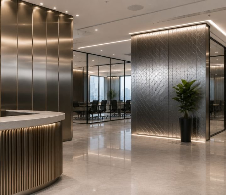 Office stainless steel sheet application